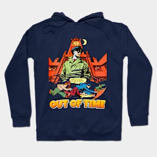 Out Of Time Midnight Comic Style vs Bullets Balow Retro Vintage Hoodie